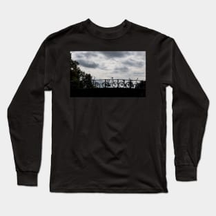 Bikes in Silhouette Long Sleeve T-Shirt